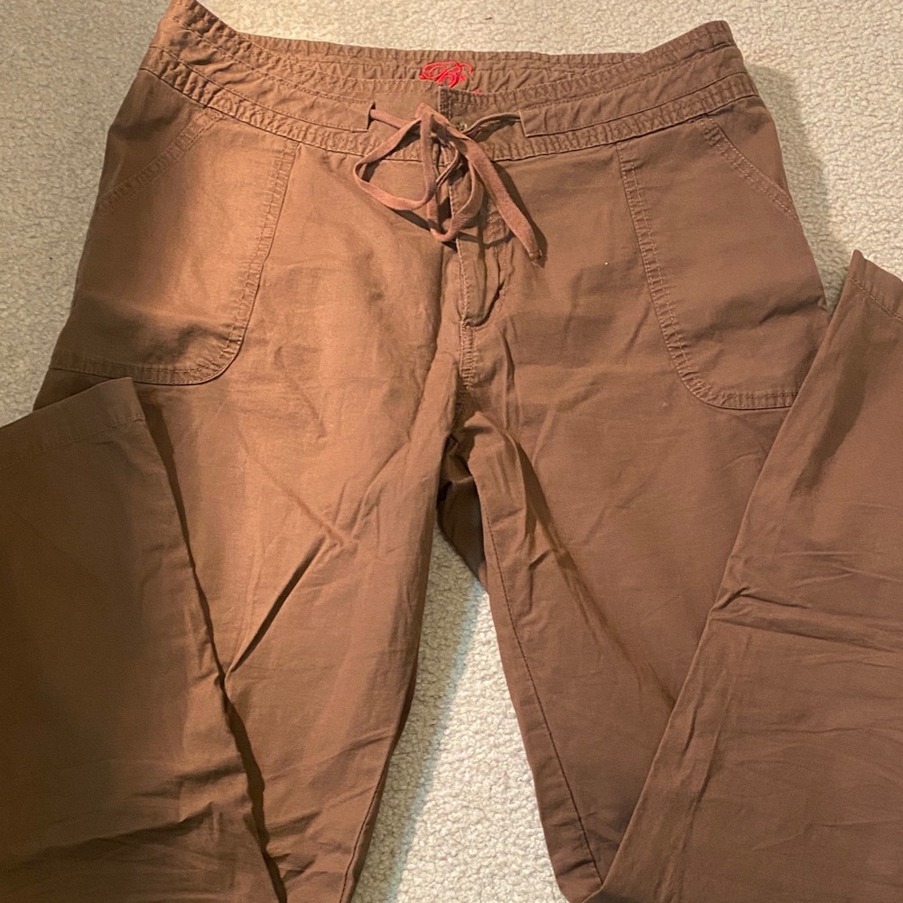 Brown Casual Pants